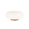 Kuzco Lighting - TL12409-VB/OP - LED Table Lamp - Nimbus - Vintage Brass/Opal Glass