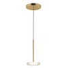 Kuzco Lighting - PD97204-MRB/CL - LED Pendant - Stephord - Metallic Brass/Clear Glass