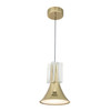 Kuzco Lighting - PD94108-MRB/CC-UNV - LED Pendant - Floe - Metallic Brass/Clear Crystal
