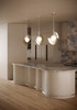 Kuzco Lighting - PD65116-PN/OP-UNV - LED Pendant - Scorpio - Polished Nickel/Opal Glass
