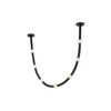 Kuzco Lighting - PD39307-BK/OP-UNV-RT - LED Pendant - Corda - Black/Opal Glass