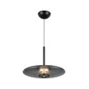 Kuzco Lighting - PD37018-BK/SM-3WCCT-UNV - LED Pendant - Kyoto - Black/Smoked Glass
