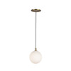 Kuzco Lighting - PD3106-BG/OP - LED Pendant - Bolla - Brushed Gold/Opal Glass
