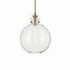 Kichler - 52779CPZCLR - One Light Pendant - Laria - Champagne Bronze