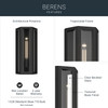 Kichler - 59214BKT - One Light Outdoor Wall Mount - Berens - Textured Black