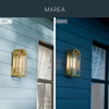 Kichler - 59201NBR - One Light Outdoor Wall Mount - Marea - Natural Brass
