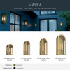 Kichler - 59201NBR - One Light Outdoor Wall Mount - Marea - Natural Brass