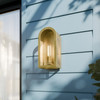Kichler - 59200NBR - One Light Outdoor Wall Mount - Marea - Natural Brass