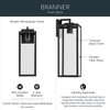Kichler - 59113BKTDS - One Light Outdoor Wall Mount - Branner - Textured Black