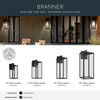 Kichler - 59113BKTDS - One Light Outdoor Wall Mount - Branner - Textured Black