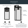 Kichler - 59112BKTDS - One Light Outdoor Wall Mount - Branner - Textured Black