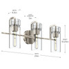 Kichler - 55252PN - Three Light Bath - Niccol - Polished Nickel