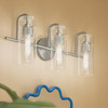 Kichler - 55252NI - Three Light Bath - Niccol - Brushed Nickel