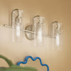 Kichler - 55252CPZ - Three Light Bath - Niccol - Champagne Bronze