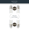 Kichler - 55251PN - Two Light Bath - Niccol - Polished Nickel
