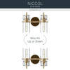 Kichler - 55251CPZ - Two Light Bath - Niccol - Champagne Bronze