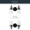 Kichler - 55251BK - Two Light Bath - Niccol - Black