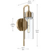 Kichler - 55250CPZ - One Light Wall Sconce - Niccol - Champagne Bronze