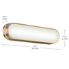 Kichler - 55246CPZLED - LED Bath Bar - Daines - Champagne Bronze