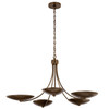 Kichler - 52856LBRLBZ - Five Light Chandelier - Palmela - Lacquered Brass