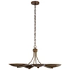 Kichler - 52854LBRLBZ - Four Light Chandelier/Semi Flush - Palmela - Lacquered Brass