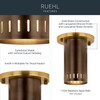 Kichler - 52842LBZ - LED Flush Mount - Ruehl - Lacquered Bronze