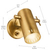 Kichler - 52840LBR - LED Wall Sconce - Ruehl - Lacquered Brass
