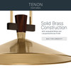 Kichler - 52832LBRLED - LED Pendant - Tenon - Lacquered Brass