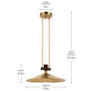 Kichler - 52832LBRLED - LED Pendant - Tenon - Lacquered Brass