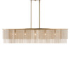 Kichler - 52825CPZ - Five Light Linear Chandelier - Khaite - Champagne Bronze