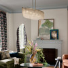 Kichler - 52825CPZ - Five Light Linear Chandelier - Khaite - Champagne Bronze