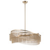 Kichler - 52824CPZ - Six Light Chandelier - Khaite - Champagne Bronze
