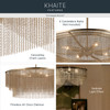 Kichler - 52823CPZ - Four Light Chandelier - Khaite - Champagne Bronze