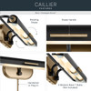 Kichler - 52821BK - LED Picture Light - Caillier - Black