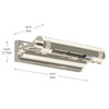Kichler - 52813PN - LED Picture Light - Kenton - Polished Nickel