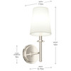 Kichler - 52808PN - One Light Wall Sconce - Kleine - Polished Nickel