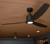Kichler - 300360-BK - 60" Ceiling Fan - Calyx - Matte Black