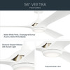 Kichler - 300056-MWH - 56" Ceiling Fan - Veetra - Matte White