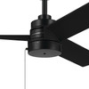 Kichler - 300375BK - 52" Ceiling Fan - Spyn Lite - Black