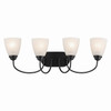 Kichler - 45640BK - Four Light Bath - Jolie - Black