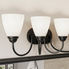 Kichler - 45640BK - Four Light Bath - Jolie - Black