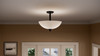 Kichler - 43641BK - Two Light Pendant/Semi Flush - Jolie - Black