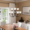 Kichler - 43639BK - Nine Light Chandelier - Jolie - Black