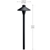 Kichler - 15478BKB - LED Path Light - Black Brass