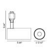 Eurofase - 35456-40-02 - LED Track Head - Charlie - White