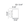 Eurofase - 28295-051 - LED Wall Mount - Glen - Black