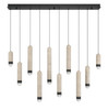 Eurofase - 50129-010 - LED Linear Chandelier - Cambre - Matte Black
