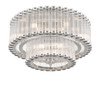 Eurofase - 49169-027 - Nine Light Flush Mount - Glasbury - Polished Nickel