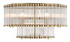 Eurofase - 49169-010 - Nine Light Flush Mount - Glasbury - Gold