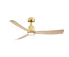 Fanimation - FPD8534BSN - 52" Ceiling Fan - Kute 52 - Brushed Satin Brass